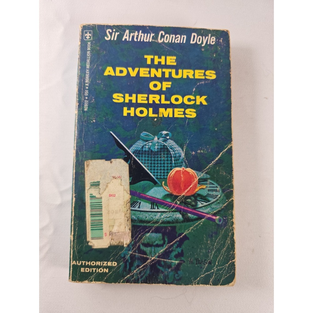 The Adventures of Sherlock Holmes Sir Arthur Conan Doyle 1963 Vintage Paperback
